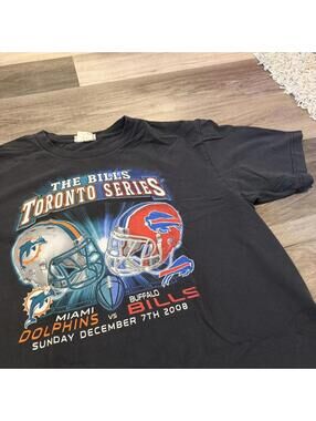 Vintage Toronto series buffalo bills Miami dolphins t shirt